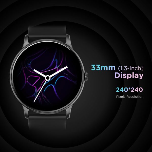 Fire-Boltt Phoenix Smart Watch with Bluetooth Calling 1.3,120+ Sports Modes, 240 * 240 PX High Res with SpO2, Heart Rate Monitoring & IP67 Rating (Black) - Image 5