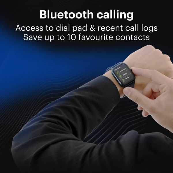 Noise Quad Call 1.81" Display, Bluetooth Calling Smart Watch, AI Voice Assistance, 160+Hrs Battery Life, Metallic Build, in-Built Games, 100 Sports Modes, 100+ Watch Faces (Rose Pink) - Image 4