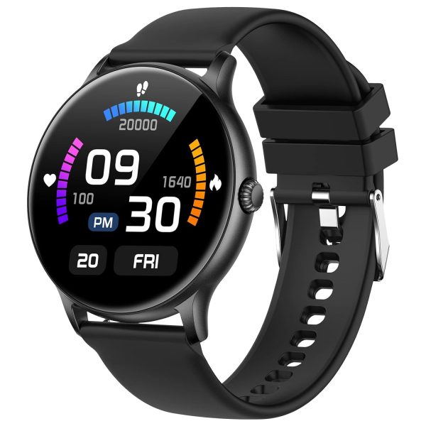 Fire-Boltt Phoenix Smart Watch with Bluetooth Calling 1.3,120+ Sports Modes, 240 * 240 PX High Res with SpO2, Heart Rate Monitoring & IP67 Rating (Black) - Image 2