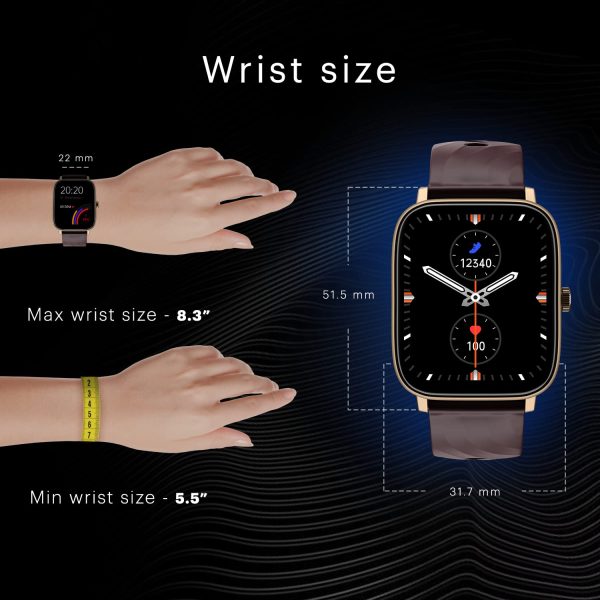 Noise Quad Call 1.81" Display, Bluetooth Calling Smart Watch, AI Voice Assistance, 160+Hrs Battery Life, Metallic Build, in-Built Games, 100 Sports Modes, 100+ Watch Faces (Rose Pink) - Image 7