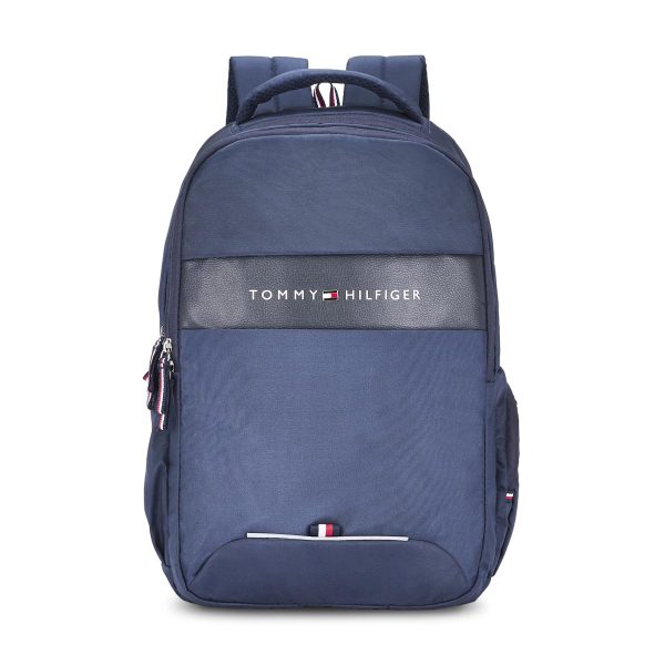 Buy Tommy Hilfiger Joshua Polyester Unisex 15 Inch Laptop Backpack - Navy | 21 Ltr Capacity| Padded & Adjustable Strap | Water Resistant | 3 Compartment | Water Bottle Holder | USB Cable holder Pocket at Amazon.inRufus AI