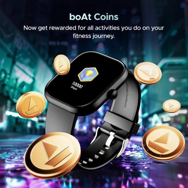 boAt Wave Sigma 3 w/Turn-by-Turn Navigation, 2.01" HD Display, Bluetooth Calling, Crest+ OS, QR Tray, Watch Face Studio, Coins, Emergency SOS Smart Watch for Men & Women(Active Black) - Image 9