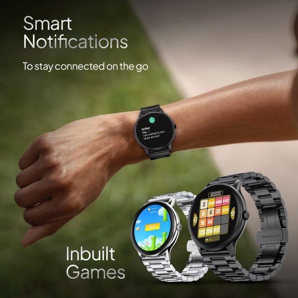 Fire-Boltt Newly Launched Phoenix Ultra Blaze Luxury Stainless Steel, Bluetooth Calling Smart Watch, AI Voice Assistant, Metal Body with 120+ Sports Modes, SpO2, Heart Rate Monitoring (Black) - Image 9