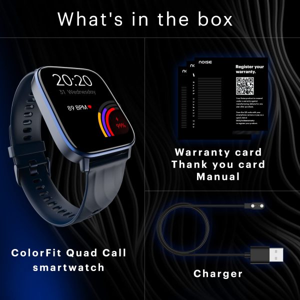 Noise Quad Call 1.81" Display, Bluetooth Calling Smart Watch, AI Voice Assistance, 160+Hrs Battery Life, Metallic Build, in-Built Games, 100 Sports Modes, 100+ Watch Faces (Rose Pink) - Image 8