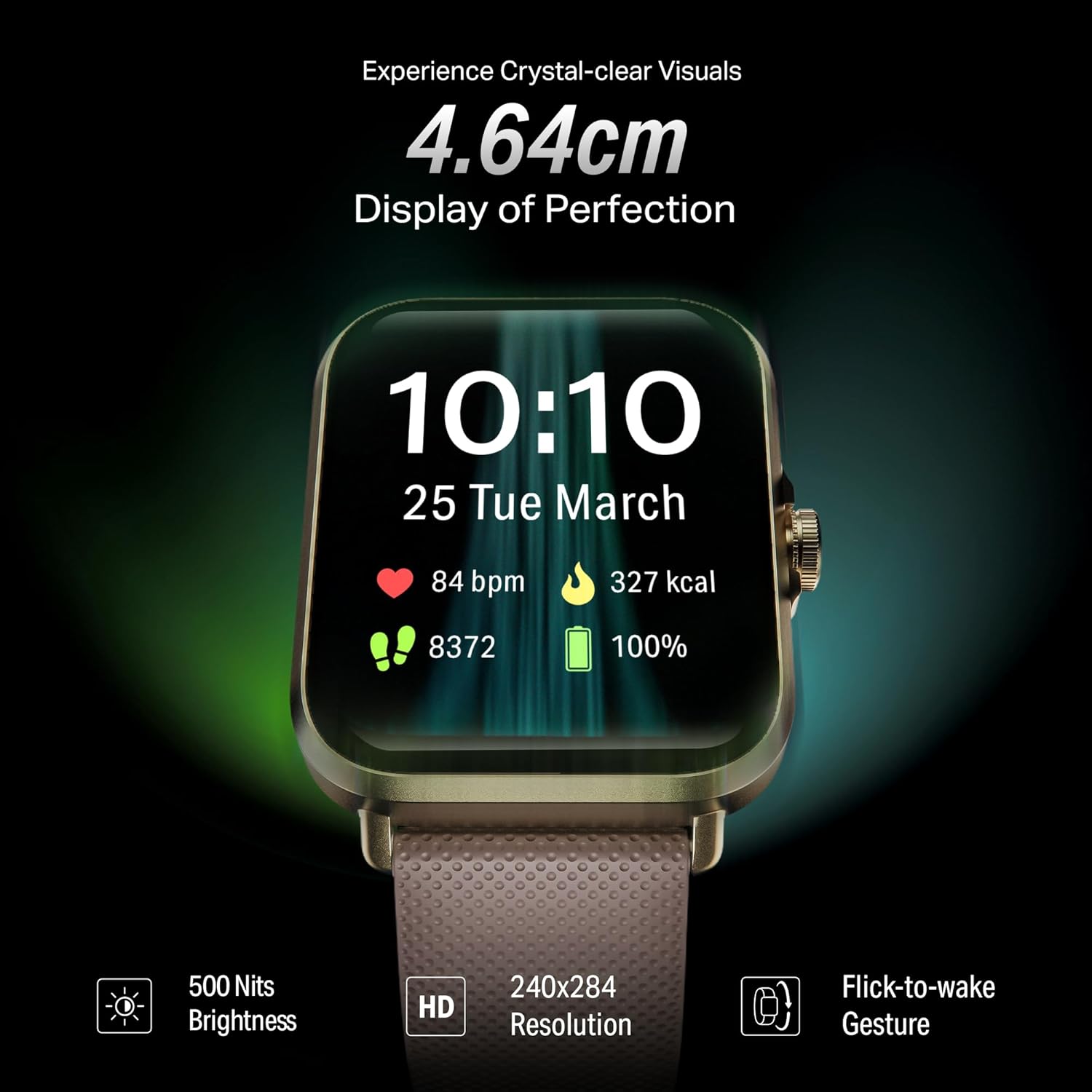 boAt New Launch Storm Infinity w/15 Days Extensive Battery fueled by Huge 550mAh Battery, Fast Charge, 1.83”(4.65cm)HD Display, Functional Crown, BT Calling,Smart watch for Men & Women(Cherry Blossom) - Image 7