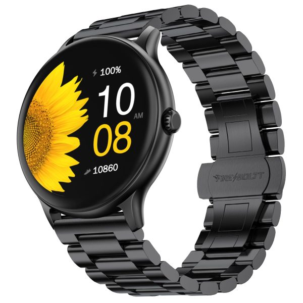 Fire-Boltt Newly Launched Phoenix Ultra Blaze Luxury Stainless Steel, Bluetooth Calling Smart Watch, AI Voice Assistant, Metal Body with 120+ Sports Modes, SpO2, Heart Rate Monitoring (Black) - Image 2