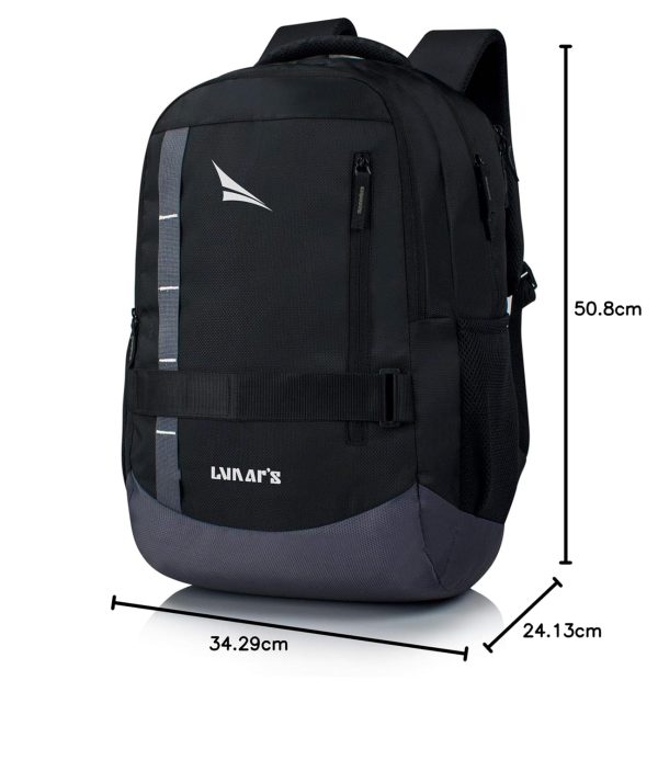 Buy Lunar's Bingo - 48 L Laptop Bag | School bag for boys | Laptop bag 15.6 inch | Water Resistant Laptop Backpack | College bag | Office backpack for men | Travel backpack with 1 Year Warranty at Amazon.inRufus AI - Image 8